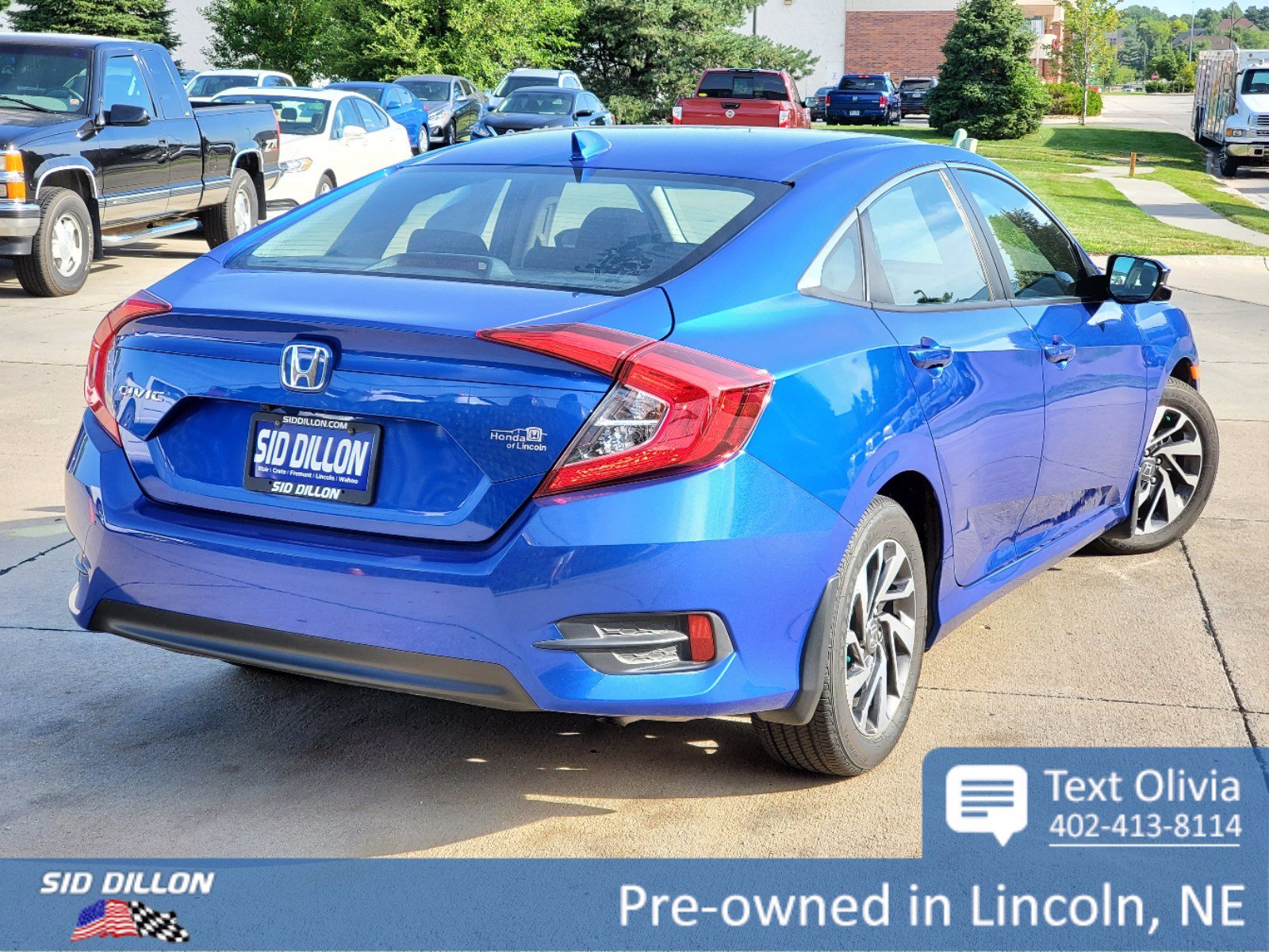 Pre-Owned 2018 Honda Civic EX FWD 4 Door Sedan